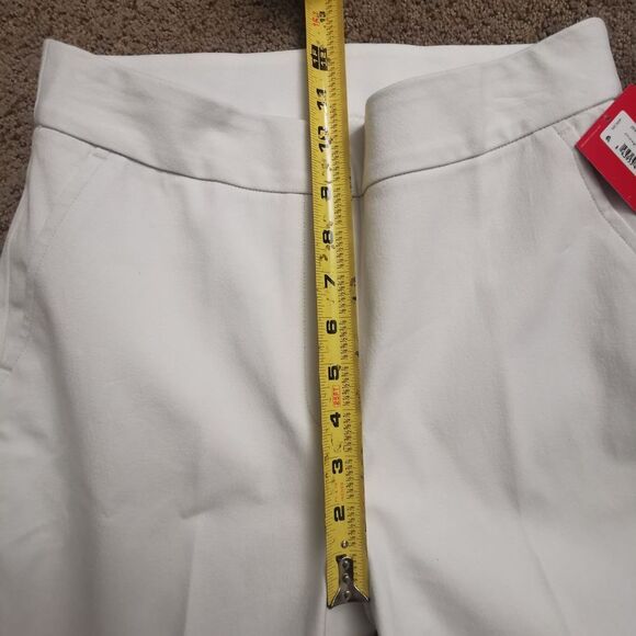 Women's SPANX On-the-Go Ankle Slim Straight Pant | Color: White | Sz: S - Picture 15 of 15